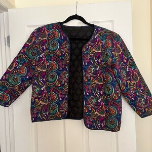 Vintage Colorful Paisley Jacket